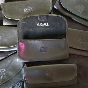Versace Eyeglass Leather Case